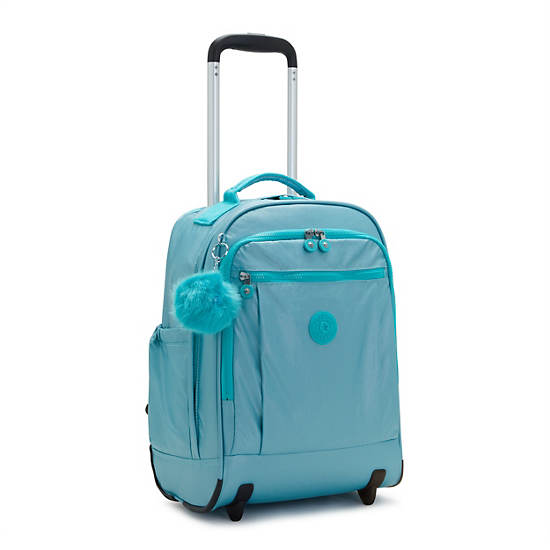 Kipling Gaze Large Metallic Rolling Sırt Çantaları Turkuaz | TR 1685EB